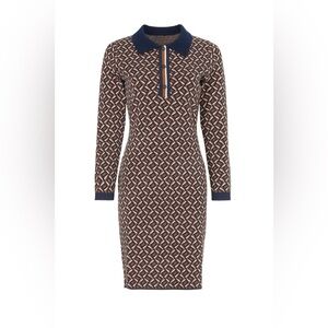 NEW WITH TAGS Diane Von Furstenberg Milena zig zag dress size small